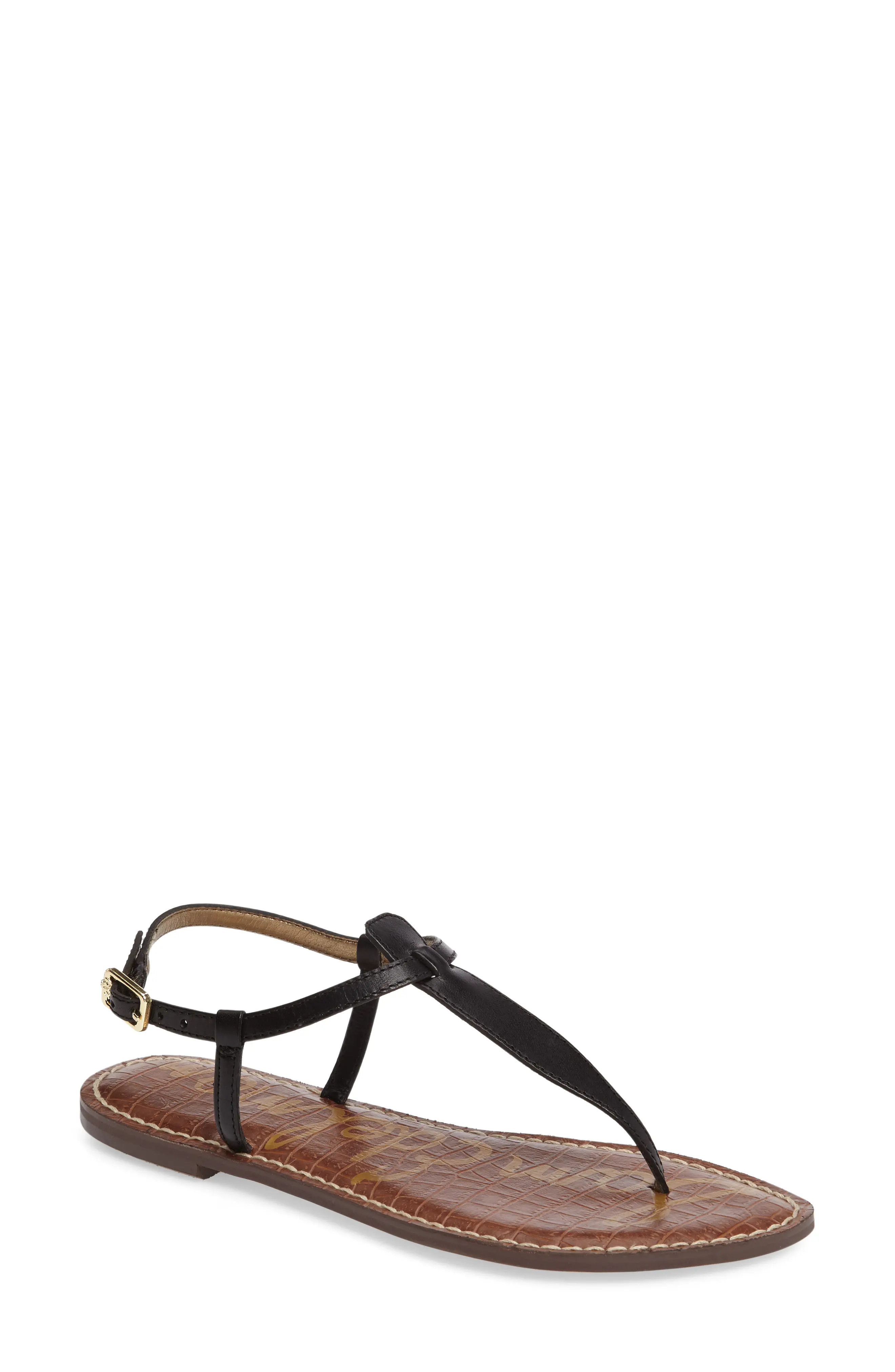 Women's Sam Edelman Gigi Sandal, Size 4.5 M - Black | Nordstrom