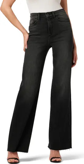 Joe's The Mia Raw Hem High Waist Wide Leg Jeans | Nordstrom | Nordstrom