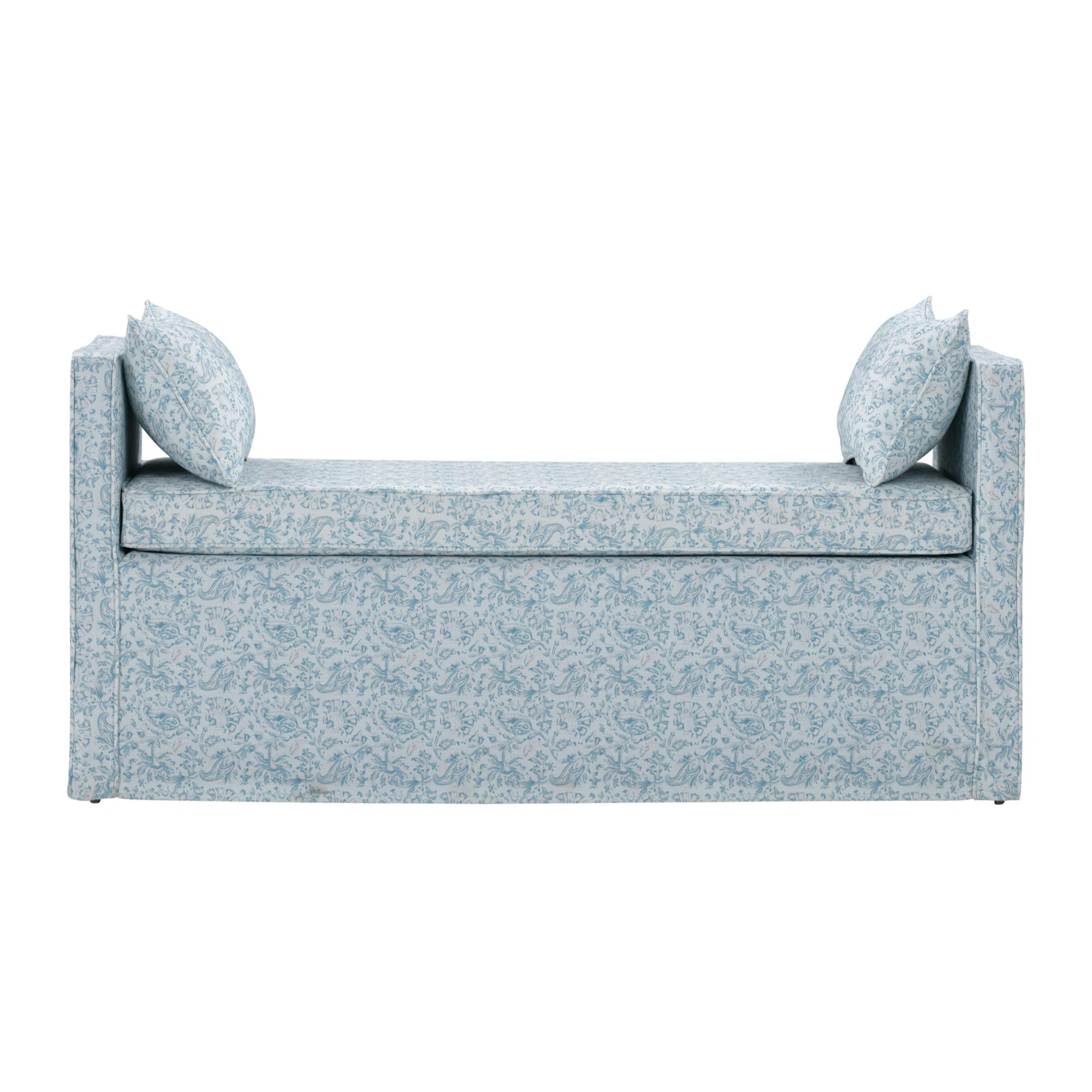 Elegance Annaliese Linen Bench For Bedroom Living Room | Wayfair North America