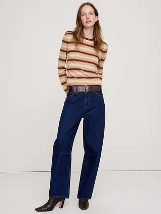 Vintage Cotton Long-Sleeve T-Shirt | Banana Republic (CA)