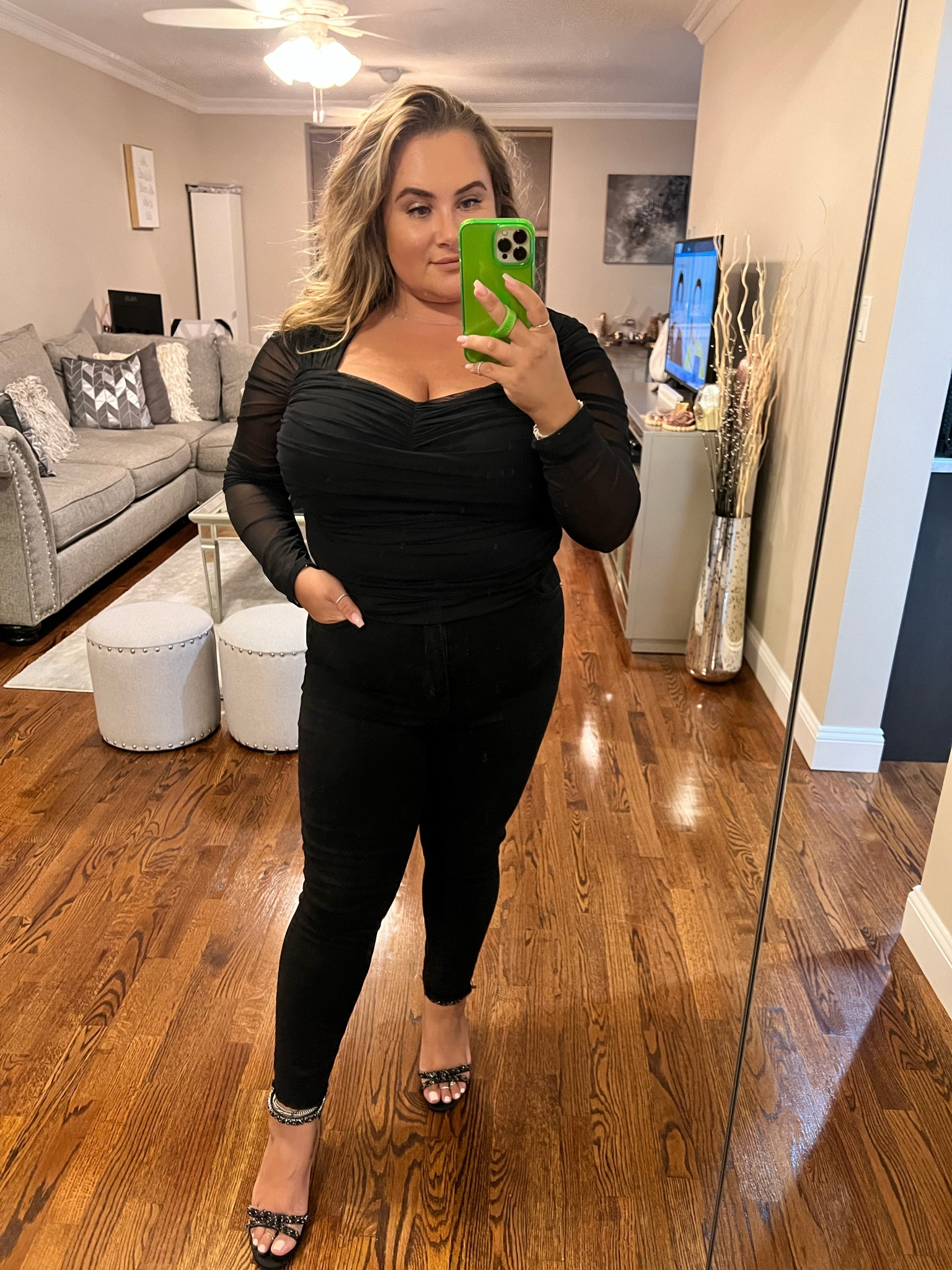 Express top for date night, girls night, any night! Very flattering 

#LTKSeasonal #LTKcurves #LTKunder100