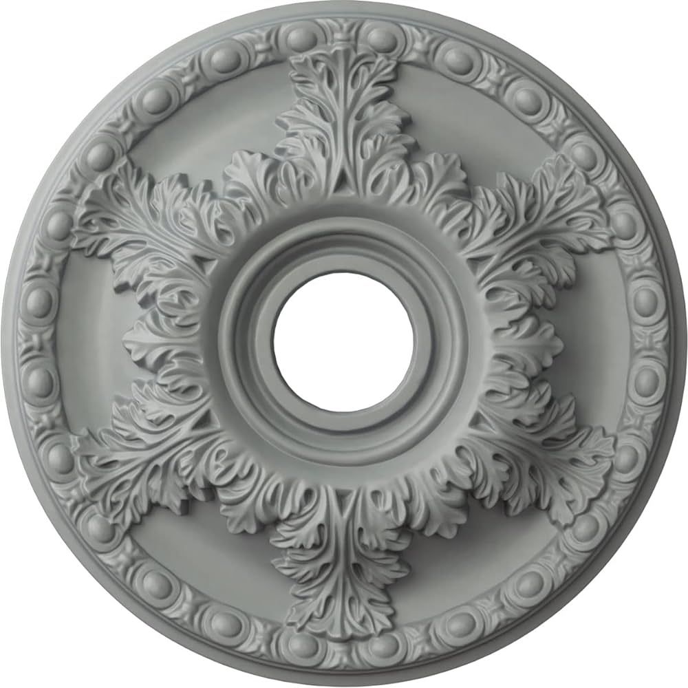 Ekena Millwork CM18GA Granada Ceiling Medallion, 18"OD x 3 1/2"ID x 2 1/2"P, Factory Primed | Amazon (US)