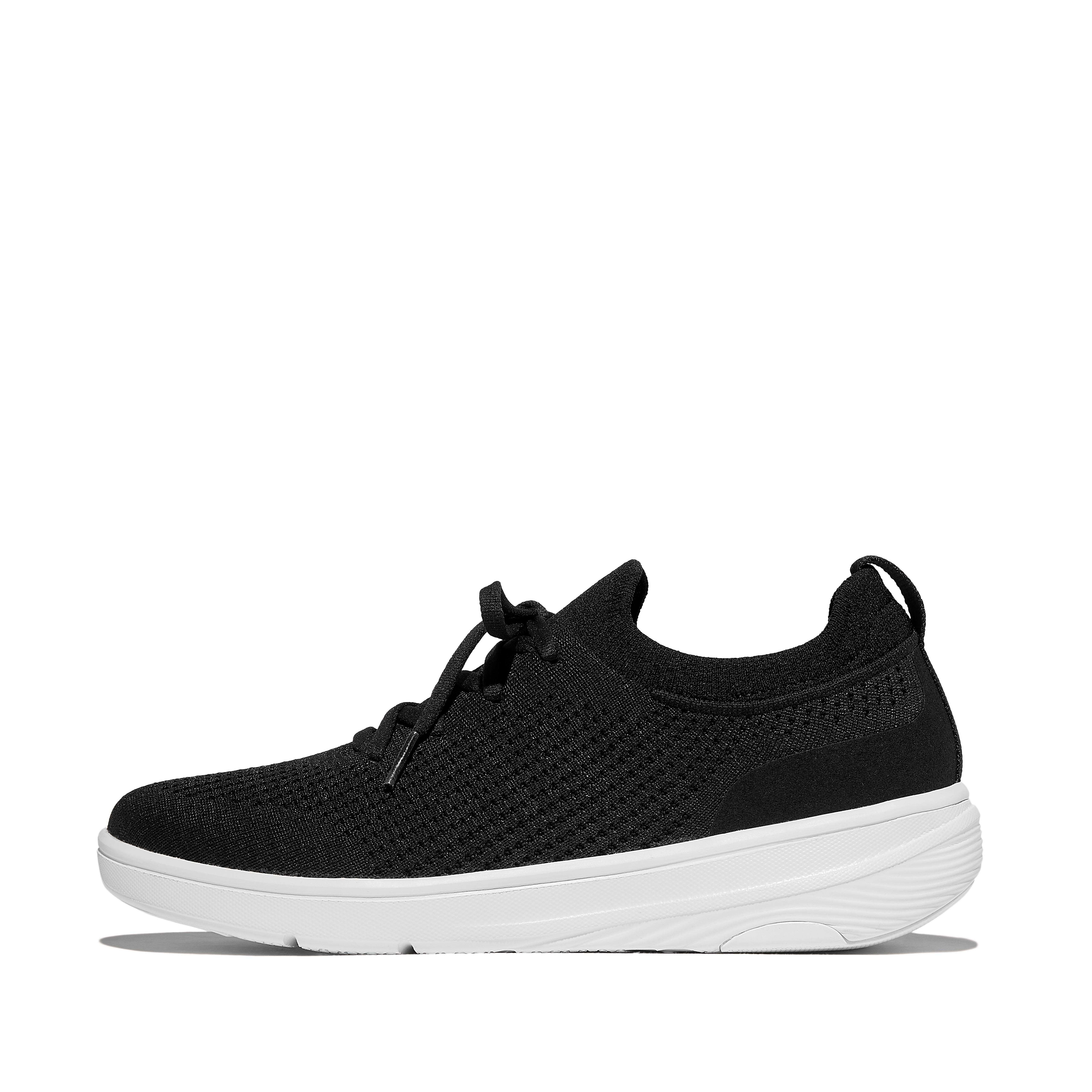 SUPER-Q Knit Slip-On Laced Trainers | FitFlop (UK)