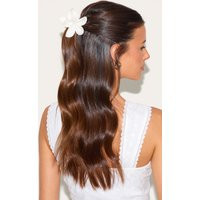 Cream Lily Flower Hair Clip | PrettyLittleThing UK