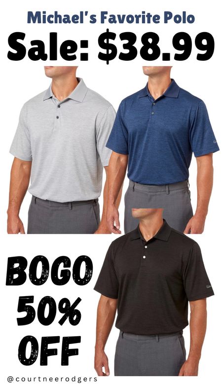 Michael’s favorite polo, just ordered him 4 new black since he wears them daily to work! These run TTS, he wears his true size XL!

Men’s, Fathers Day, Men’s Polo 

#LTKSaleAlert #LTKMens #LTKStyleTip