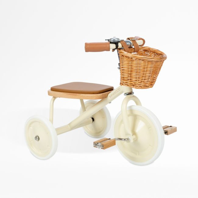 Banwood Cream Toddler Trike | Crate & Barrel