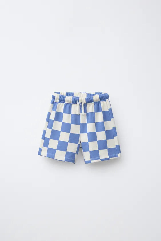 CHECKERBOARD SHORTS | Zara US
