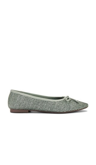 Schutz Arissa Flat in Teal. - size 8.5 | Revolve Clothing (Global)