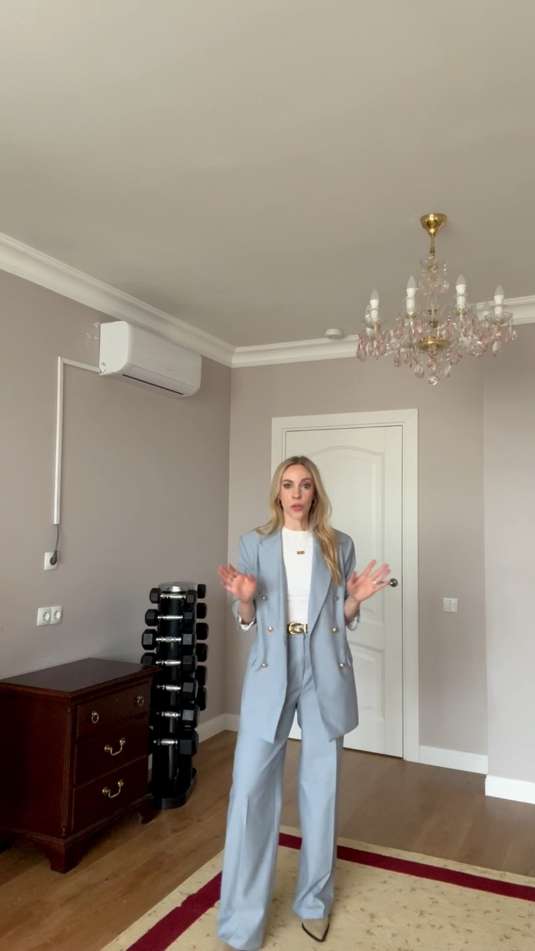 Work outfit, business casual, spring blazer, blue blazer, baby blue suit, snakeskin belt, spring workwear 

#LTKootd #LTKWorkwear #LTKOver40