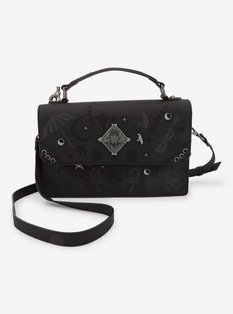 Wednesday Embroidered Icons Crossbody Bag - BoxLunch Exclusive | BoxLunch