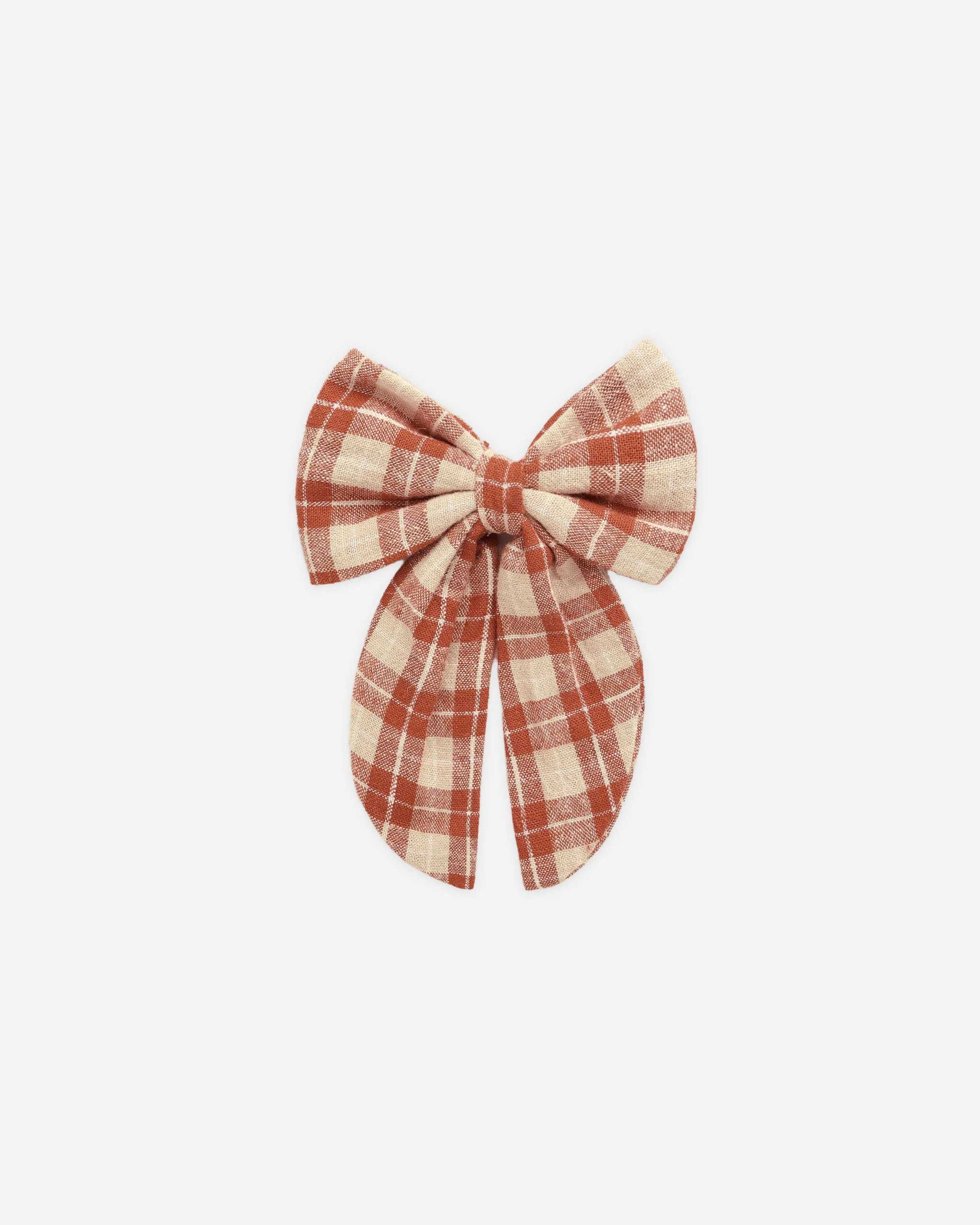 Oversized Bow || Red Plaid | Rylee + Cru