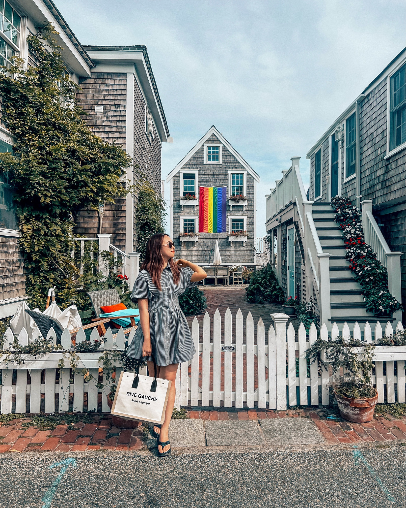 Sunglasses: Dolce & Gabbana
Dress: Exquise
Tote: Saint Laurent
Flip flops: Vionic

New England Style, New England Fashion, Cape Cod Outfit, Coastal Fashion, Coastal Style

#LTKSeasonal #LTKTravel