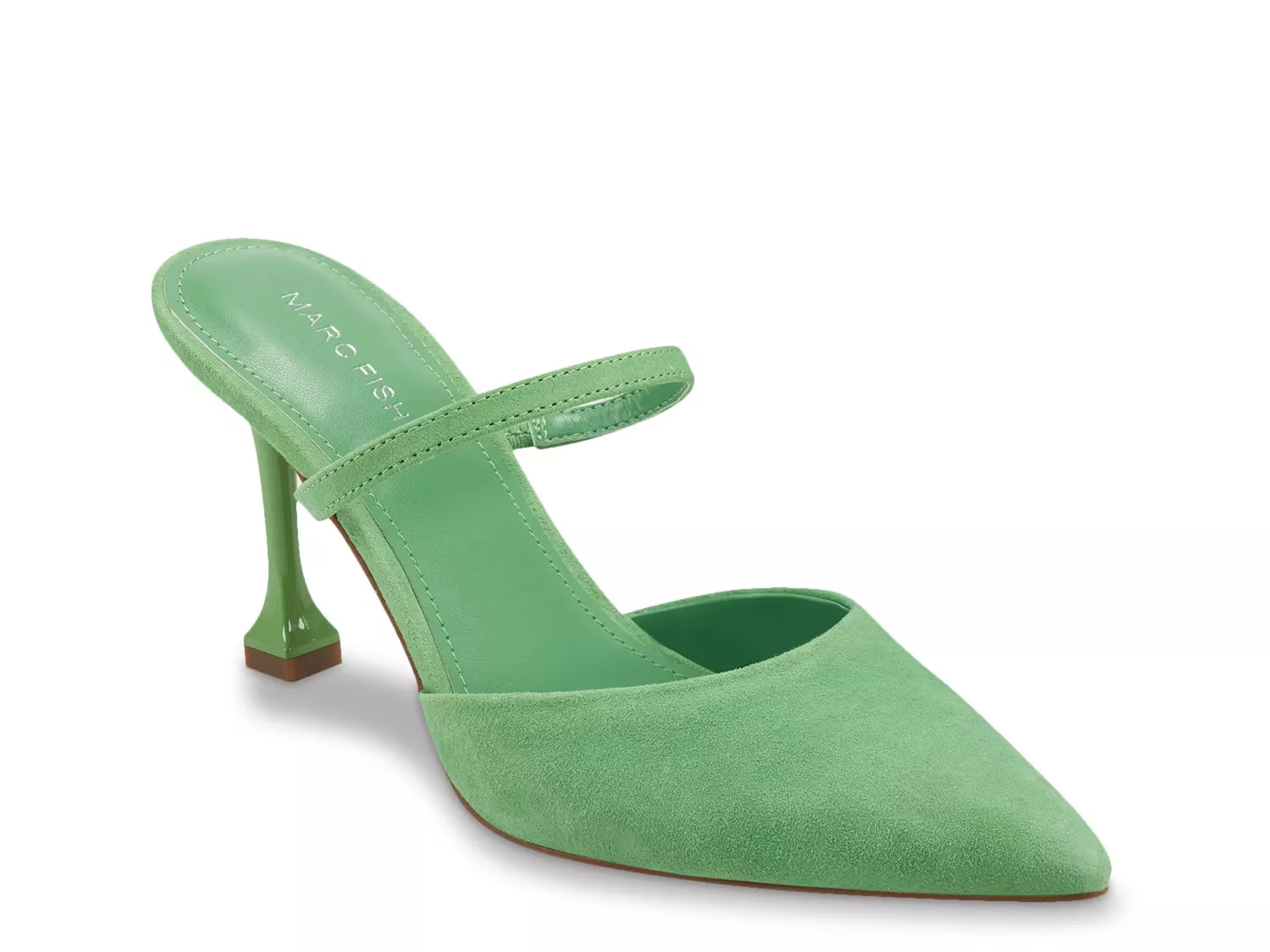 Marc Fisher Hadais Mule | Women's | Green | Size 9 | Heels | Pumps | Mule | DSW