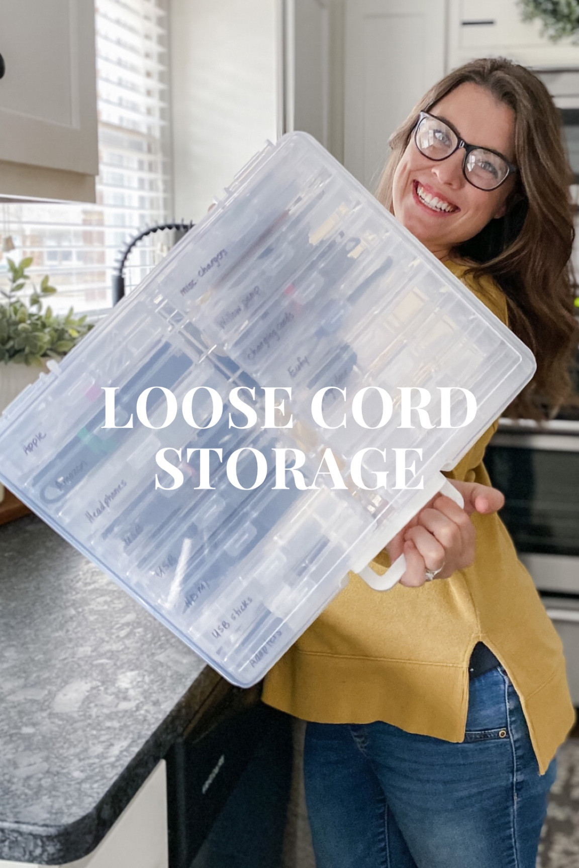 Magnetic, stretchy cord organizers and a photo storage box to the rescue for that messy loose cord bin we all have!

#LTKunder50 #LTKhome #LTKFind