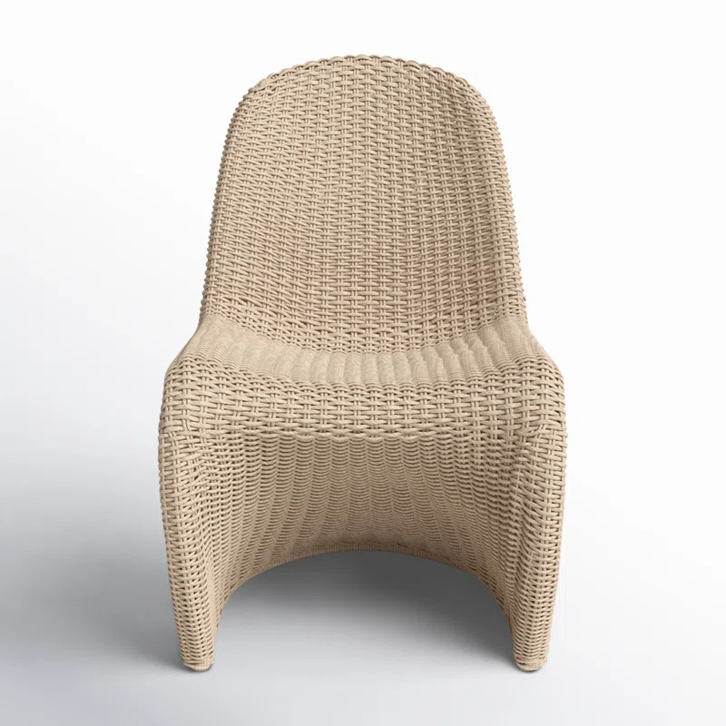 Daughtery Wicker Outdoor Dining Side Chair | Wayfair North America