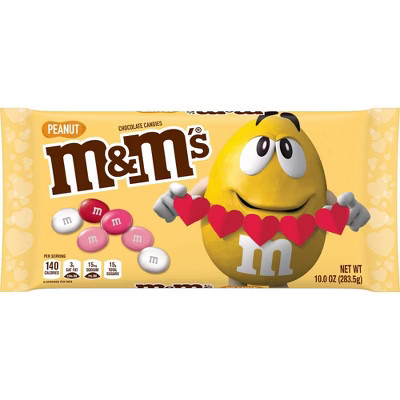 M&M's Valentine's Day Peanut Chocolates - 10.0oz | Target