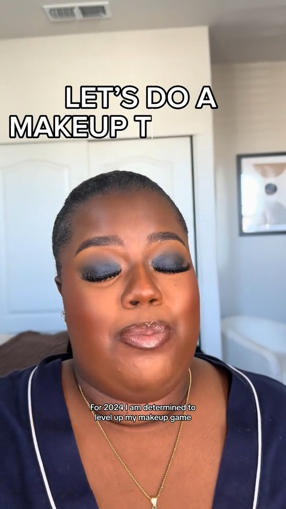 Makeup tutorial step by step blue eyeshadow look. All items used will be linked below

#LTKbeauty