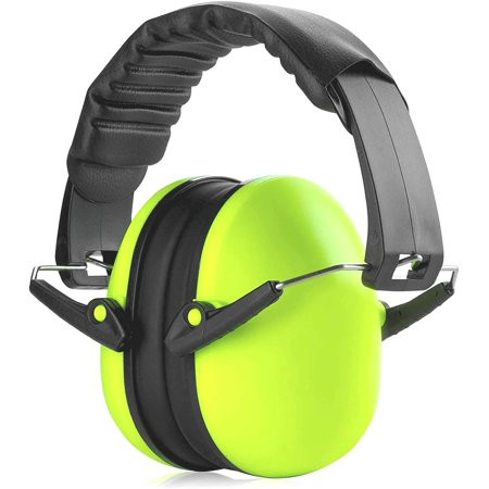 BLUUXIN Lime Green Noise Canceling Helmet - Hearing Safety Protection Noise Reduction Suitable For C | Walmart (US)
