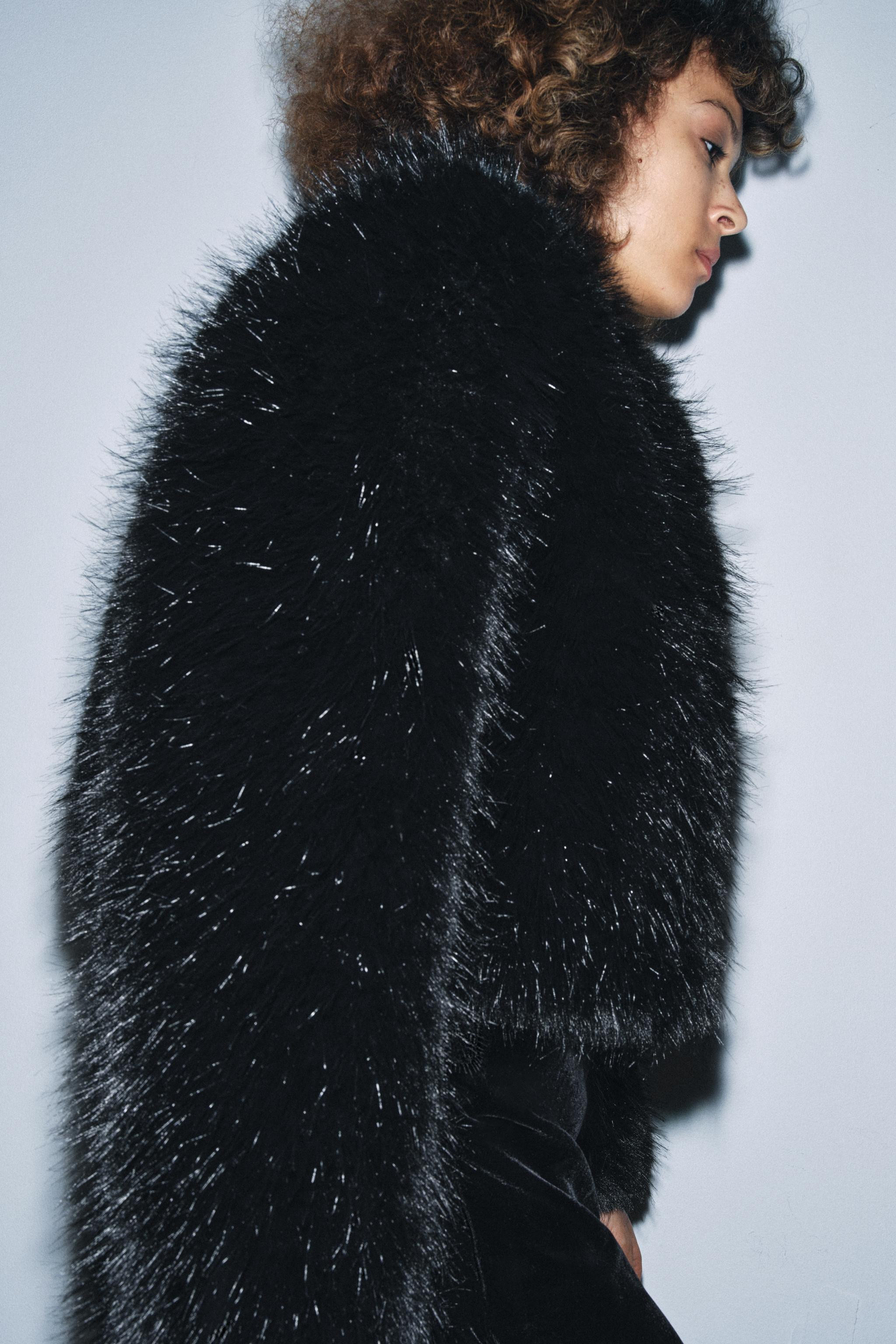 SHORT FAUX FUR COAT ZW COLLECTION | Zara UK