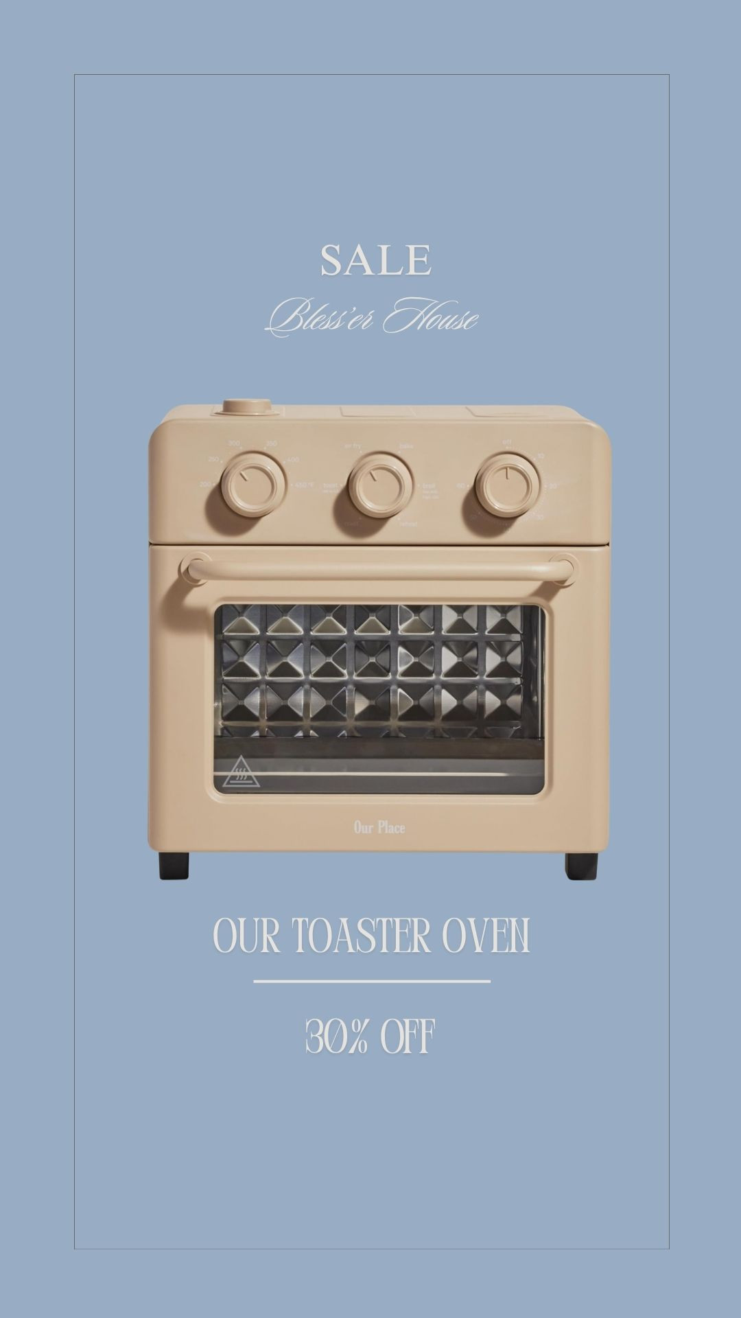 Rarely goes on sale! 

Our Place Wonder Oven | 6-in-1 Stainless Steel Air Fryer Toaster Oven  

 #LTKSaleAlert