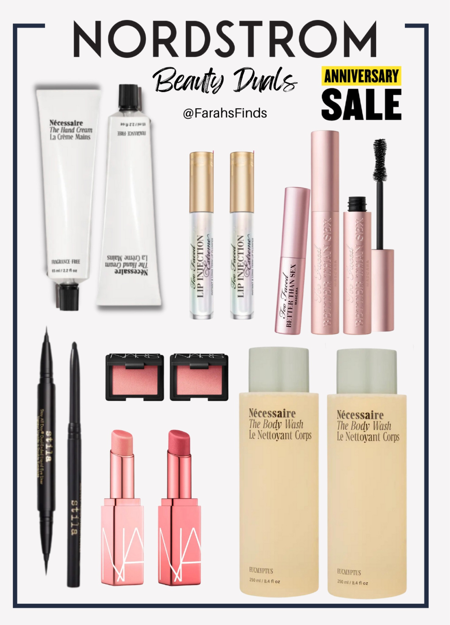 Nordstrom anniversary sale 
Skincare 
Mascara 
Eyeliner 
Cosmetics 
Makeup

#LTKxNSale #LTKunder100 #LTKbeauty