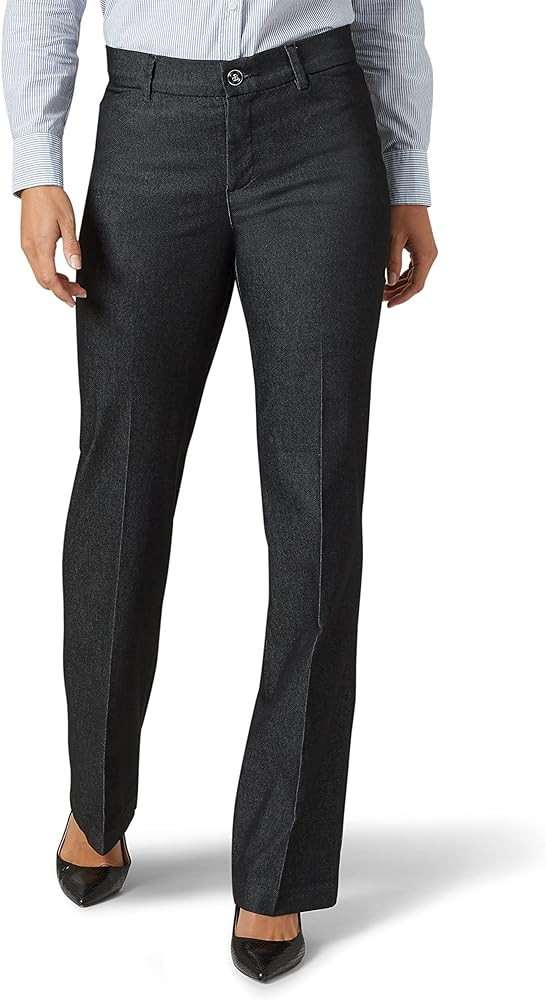 Lee Women's Ultra Lux Comfort with Flex Motion Trouser Pant | Amazon (US)