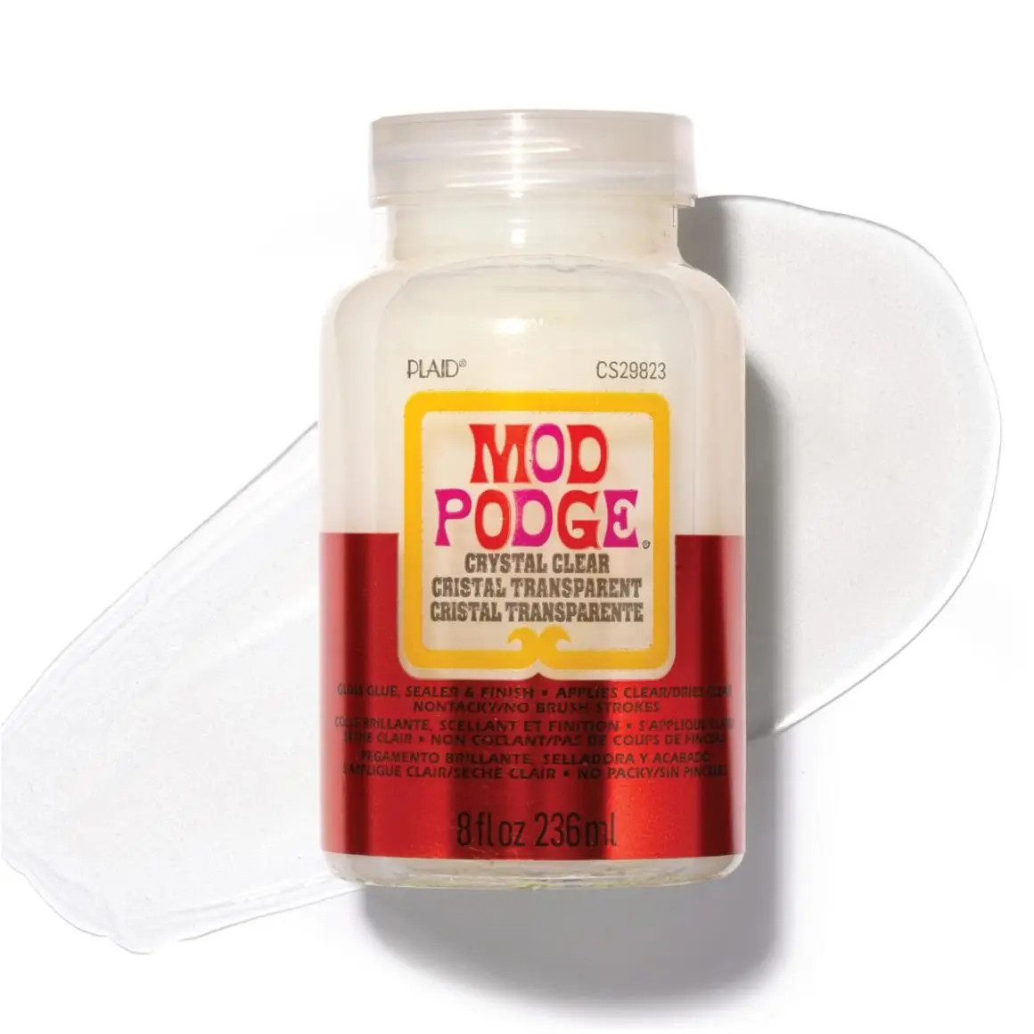 Mod Podge® Crystal Clear, 8 oz. - CS29823 | Plaid Crafts