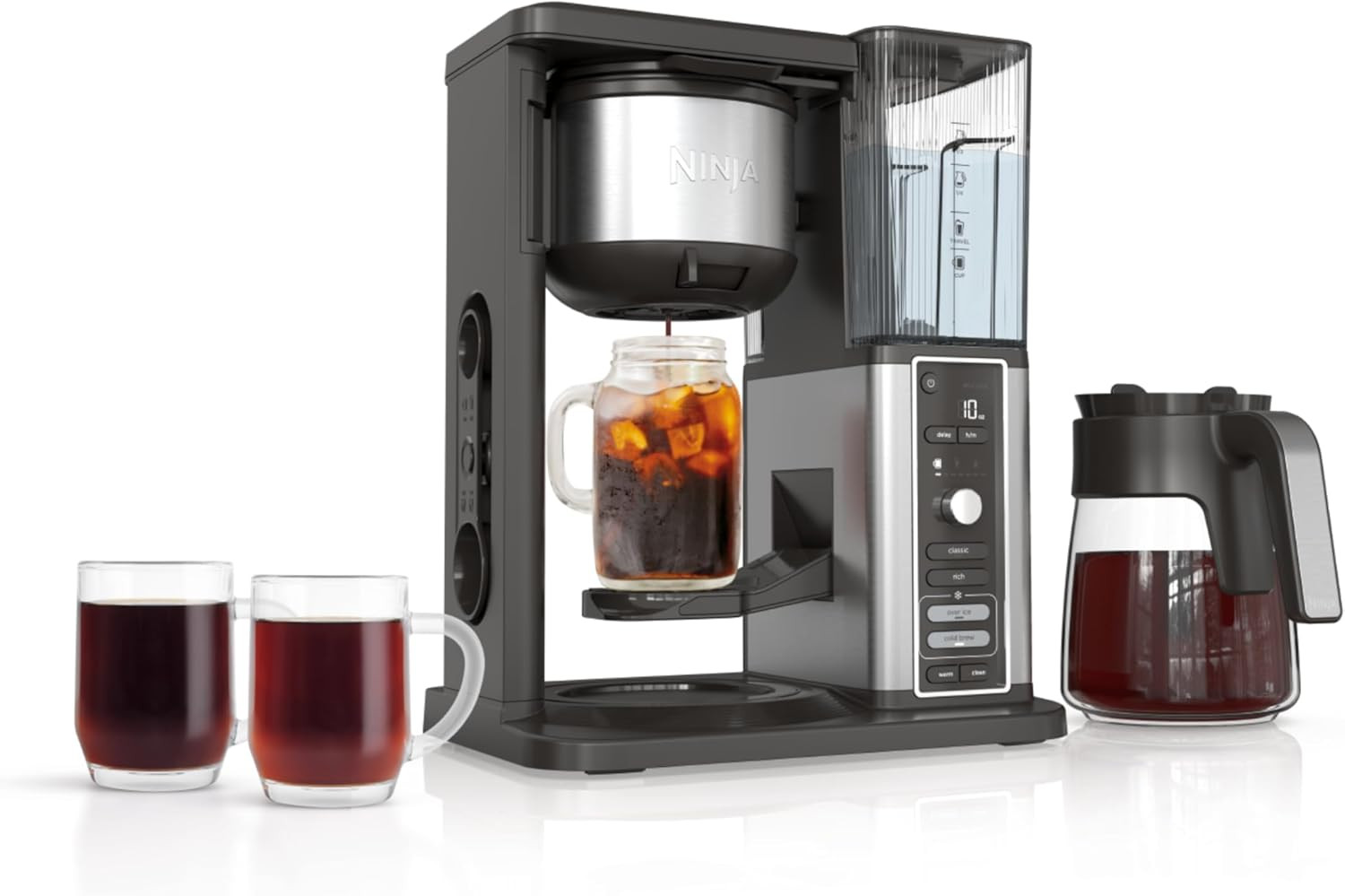 Ninja Hot & Iced XL Coffee Maker with Rapid Cold Brew, Black, CM371 | Amazon (US)