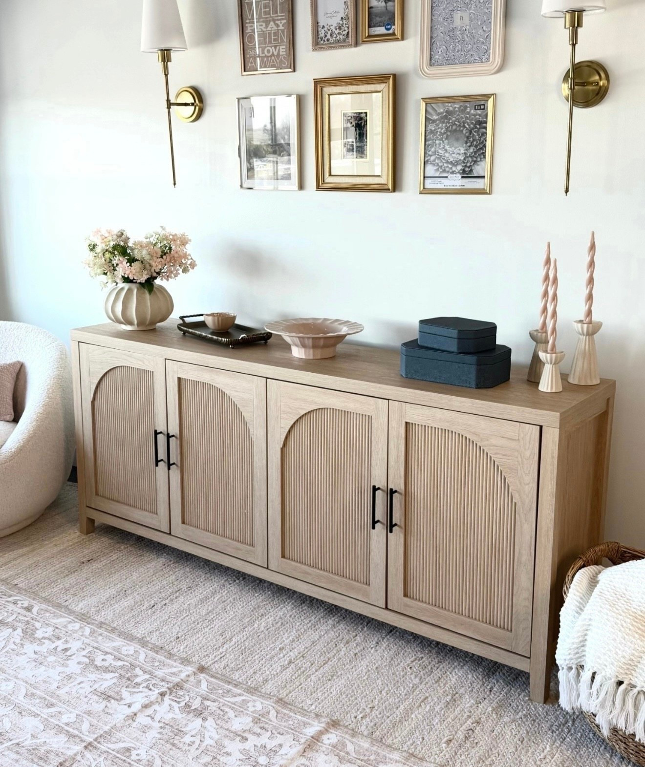 Spring Office refresh 
I get asked in a weekly basis where this console is from…it’s stunning! 
The new Target decor was stunning. I wanted clean, simple, and elegant on a budget. 
#LTKWatchNow

#LTKSaleAlert #LTKU #LTKHome #LTKFindsUnder100 #LTKSaleAlert #LTKSeasonal