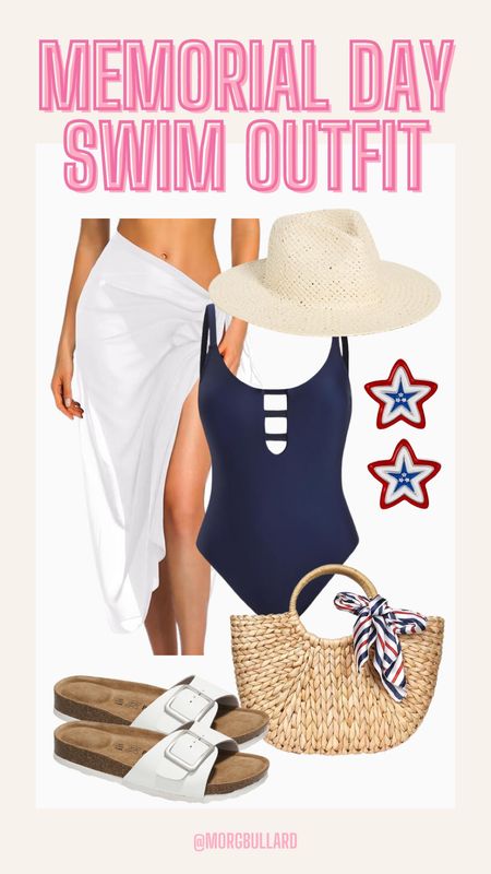 Memorial Day Outfit | Swimsuit | One Piece Swim | Vacation Outfit 

#LTKfindsunder100 #LTKswim #LTKfindsunder50