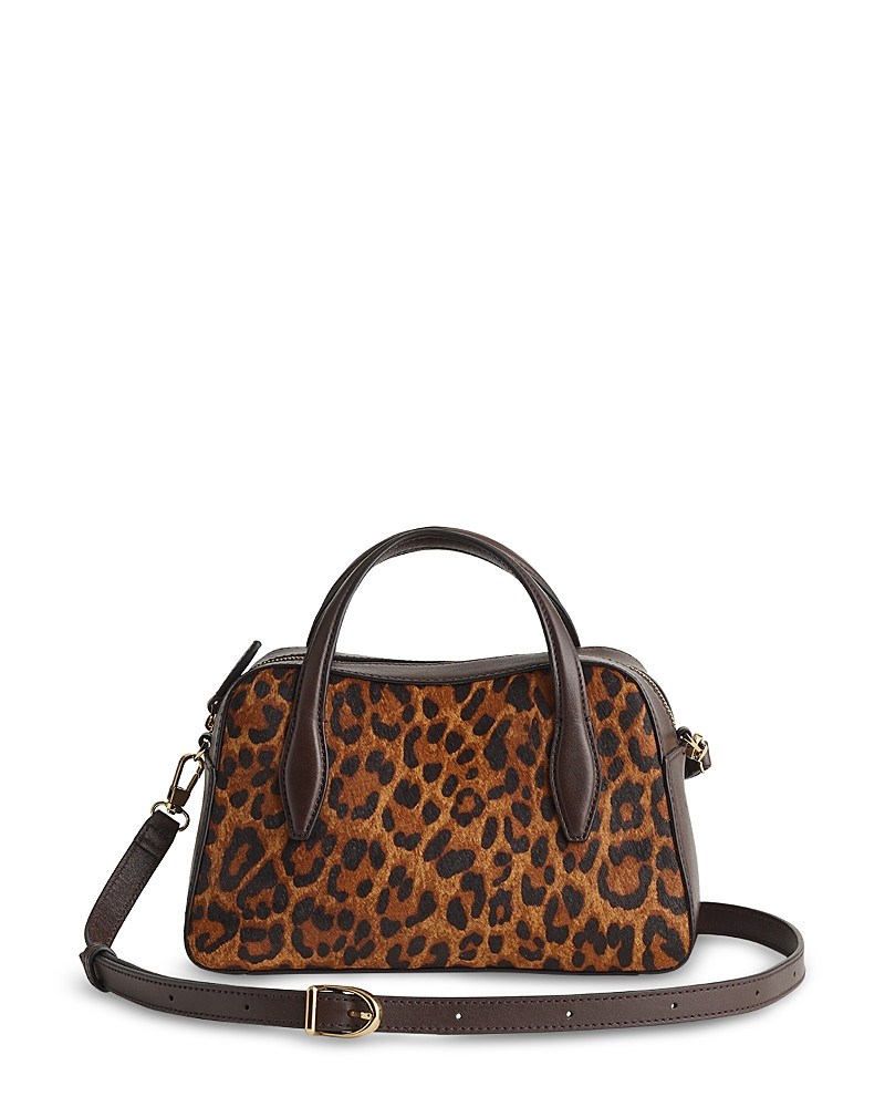 Madewell Mini Leopard Print Calf Hair Crossbody Bag | Bloomingdale's (US)