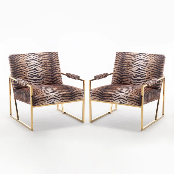 Harper-Lily Upholstered Armchair (Set of 2) | Wayfair North America