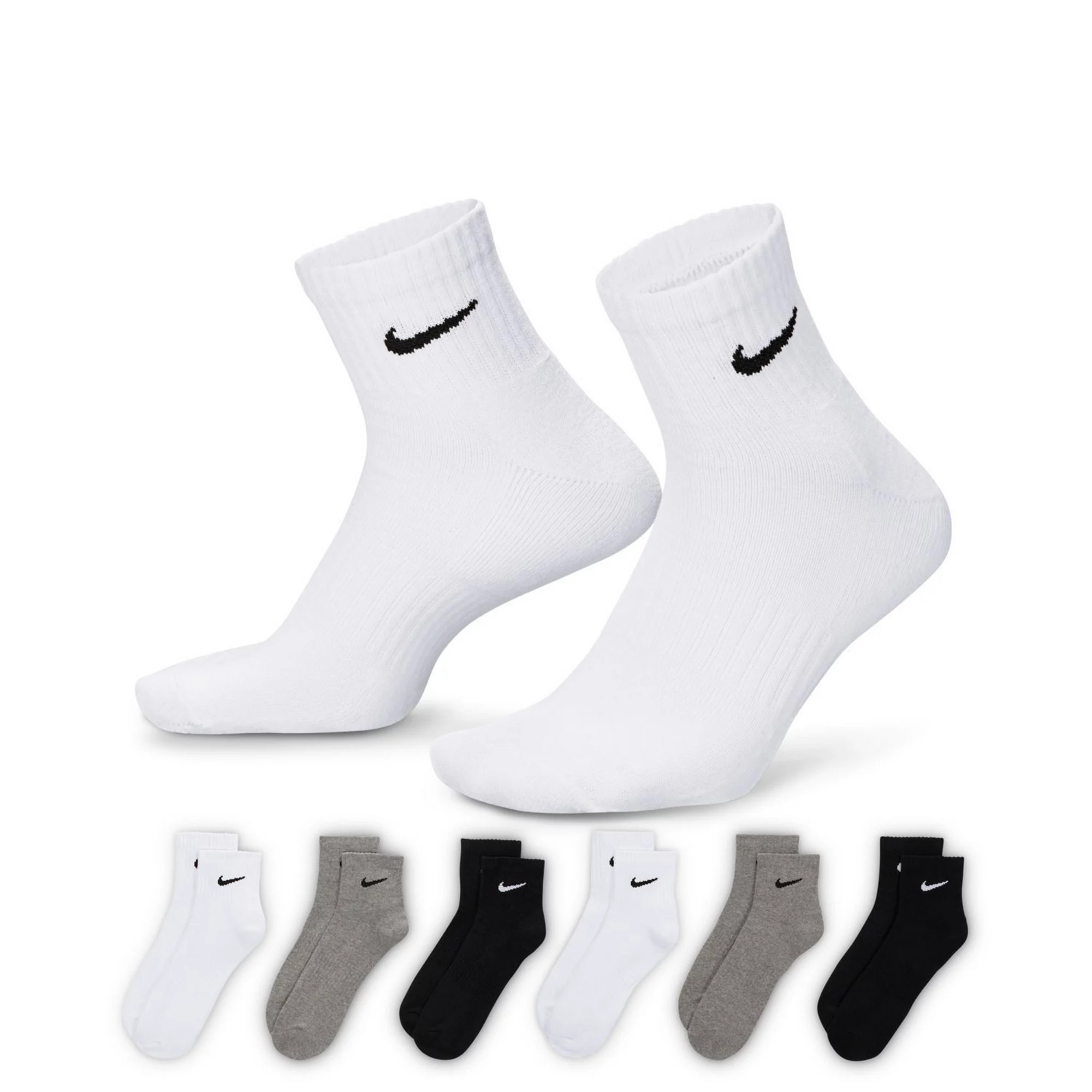Women's Nike Everyday Cushioned 6-pk. Training Ankle Socks | Kohl's