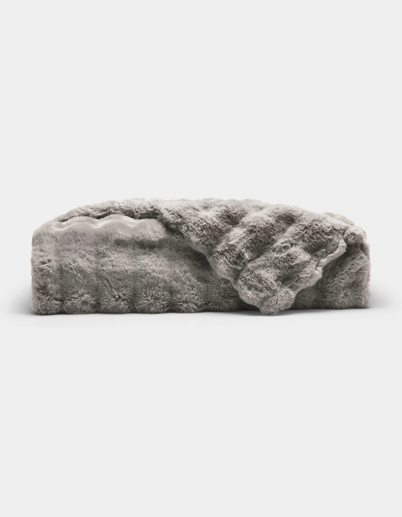 Bubble Cuddle Blanket in Light Grey (Size: Medium: 50"" x 60"") - Cozy Earth | Cozy Earth