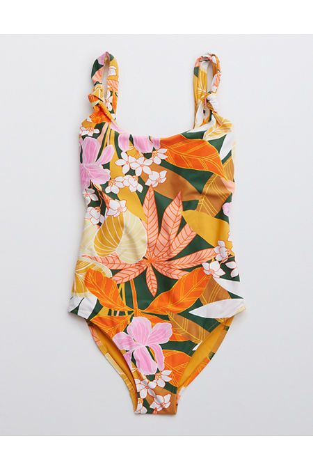 Aerie Knot One Piece Swimsuit | American Eagle Outfitters (US & CA)