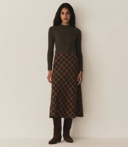 DÄ?EN Elowen Skirt -- Cornwall Plaid - Size - Xxl | DOEN