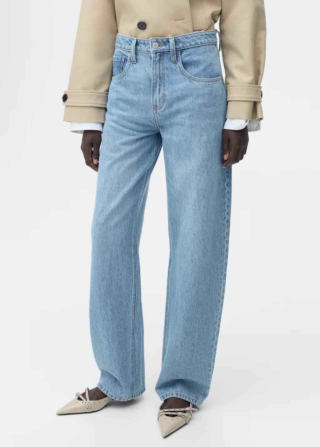 High-rise balloon jeans - Women | MANGO United Kingdom | MANGO (UK)