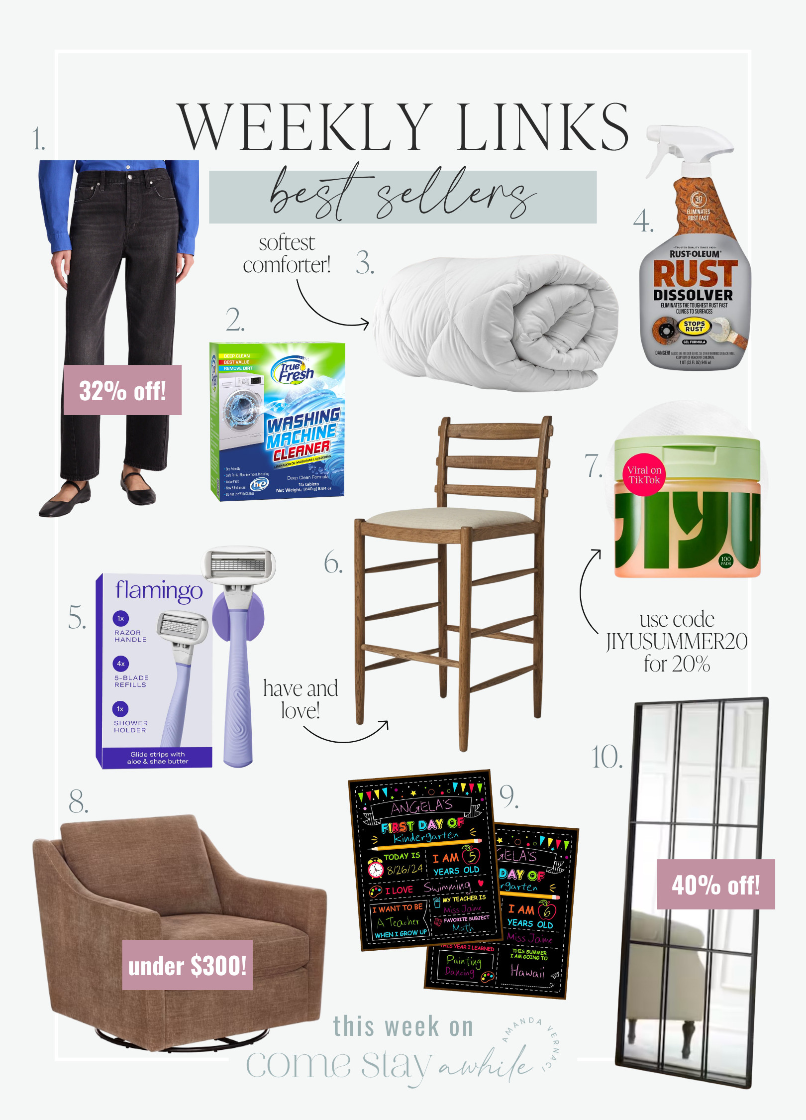 Check out some of my recent favorites! 👀 

 #LTKmomlife #LTKHome #LTKSaleAlert