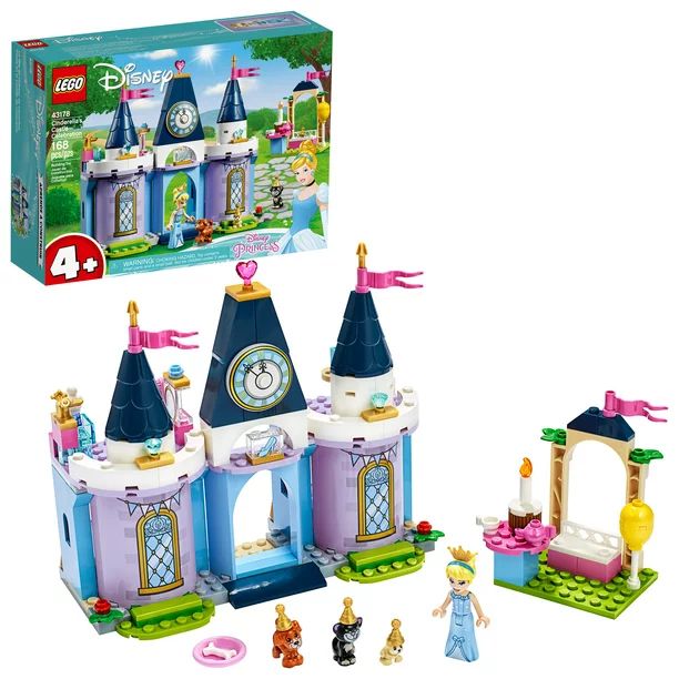 LEGO Disney Cinderella’s Castle Celebration 43178 Building Kit (168 Pieces) | Walmart (US)