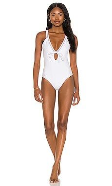 Tularosa Arbor One Piece in White from Revolve.com | Revolve Clothing (Global)