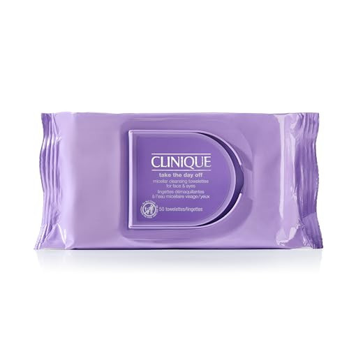 Clinique Take The Day Off Micellar Cleansing Makeup Remover Wipes For Face and Eyes | Amazon (US)