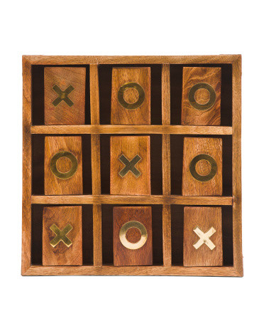 10x10 Revolving Tic Tac Toe Decorative Tabletop Game | TJ Maxx