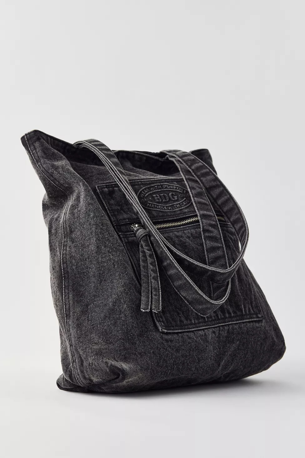 BDG Logo Washed Denim Tote Bag | Urban Outfitters (US and RoW)