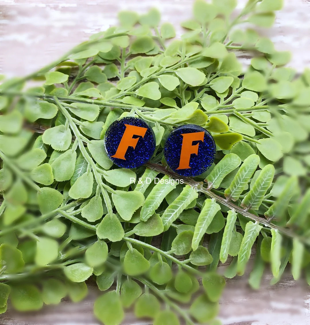 Florida Gators Sparkly Post Earrings Florida Gators Earrings - Etsy | Etsy (US)