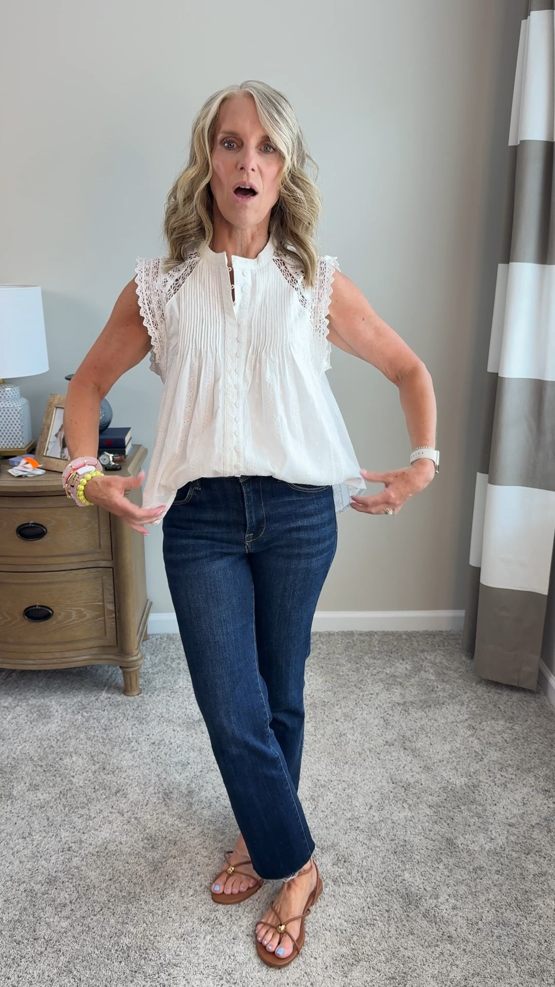 Wearing XS top and 27 jeans. Love, love, love both. Use COAST15 on your Avara purchase.

#LTKgrwm #LTKootd #LTKOver40