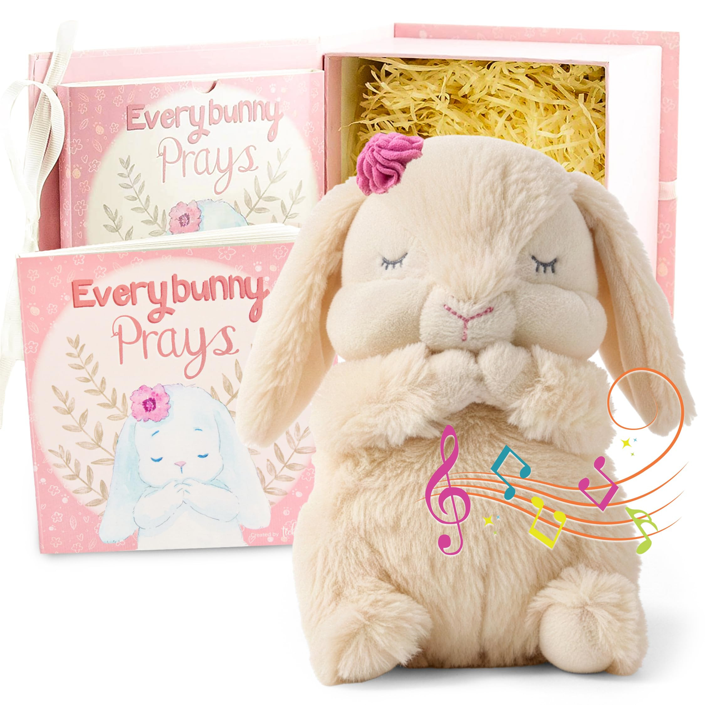 Tickle & Main Everybunny Prays Bunny Plush & Musical Prayer Toy for Christening Gifts for Girls -... | Amazon (US)