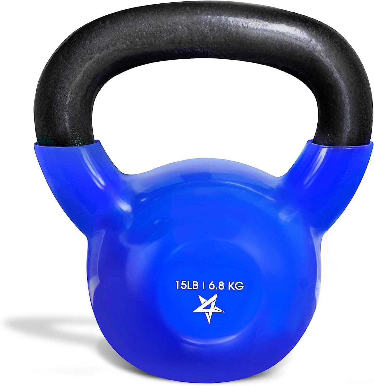 Yes4All Kettlebell, 5-100 LB Vinyl Coated Cast Iron Strength Training Kettlebells for Home Gym Exercises, Fitness, Full Body Workout Equipment, Push Ups, and Grip Strength | Amazon (US)