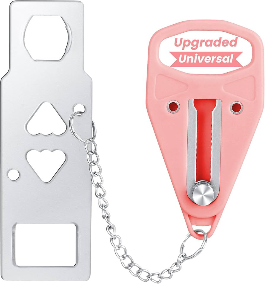 AceMining Portable Door Lock Home Security Door Locker Travel Lockdown Locks for Additional Safet... | Amazon (US)