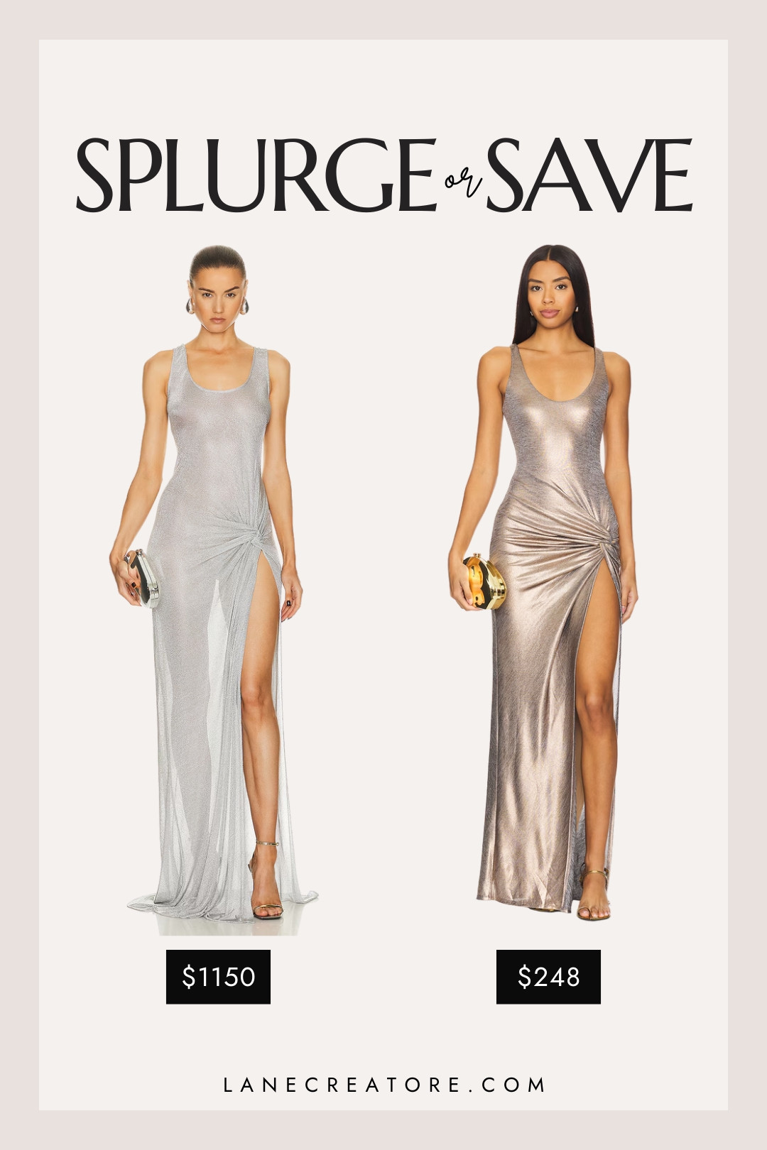 PRISCAVera Dress Dupe. Splurge or save? 💫
.
.
.
Tags:
PRISCAVera dupe. PRISCAVera dress dupe. PRISCAVera inspired dress. PRISCAVera Metallic Maille Knot Dress Dupe. Metallic Maille Knot Dress Dupe. Look for less. Designer dress dupe. Luxury dress dupe. Designer look for less. Knot Dress Dupe. Metallic Dress Dupe. 

 

#LTKootd #LTKSaleAlert