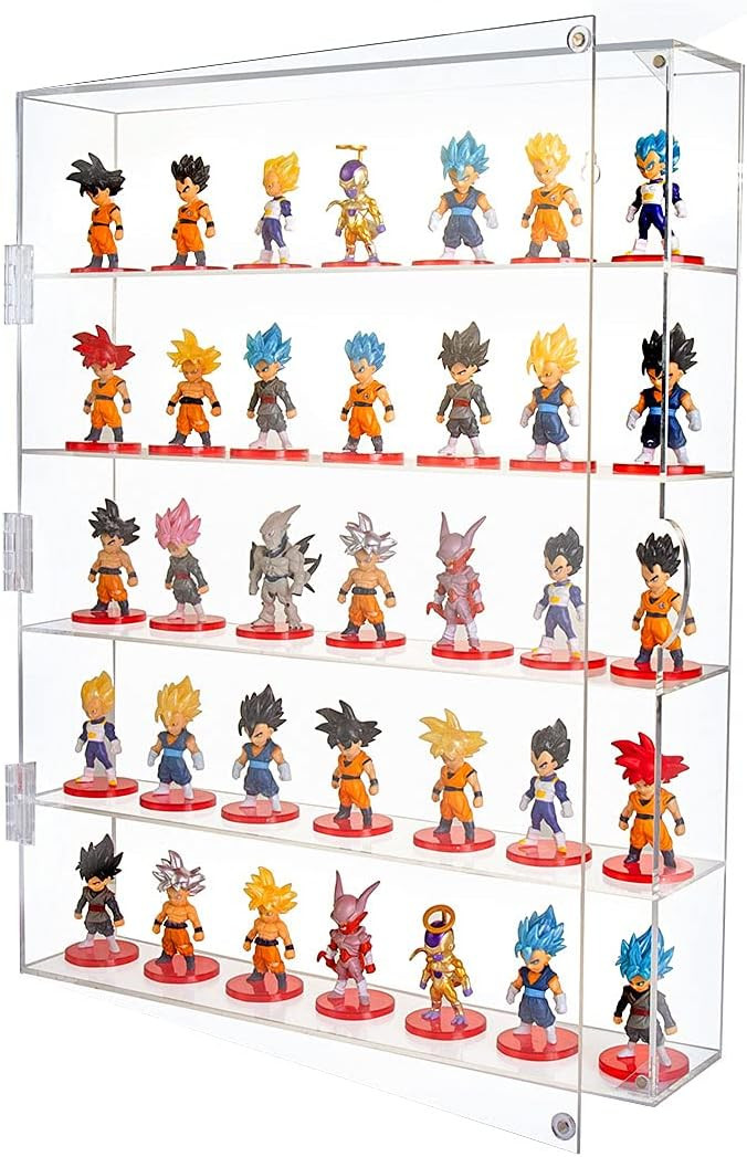 AITEE Acrylic Display Case, Display Cabinet for Mini Funko Pop Figures, Dust-Proof Clear Wall Mou... | Amazon (US)